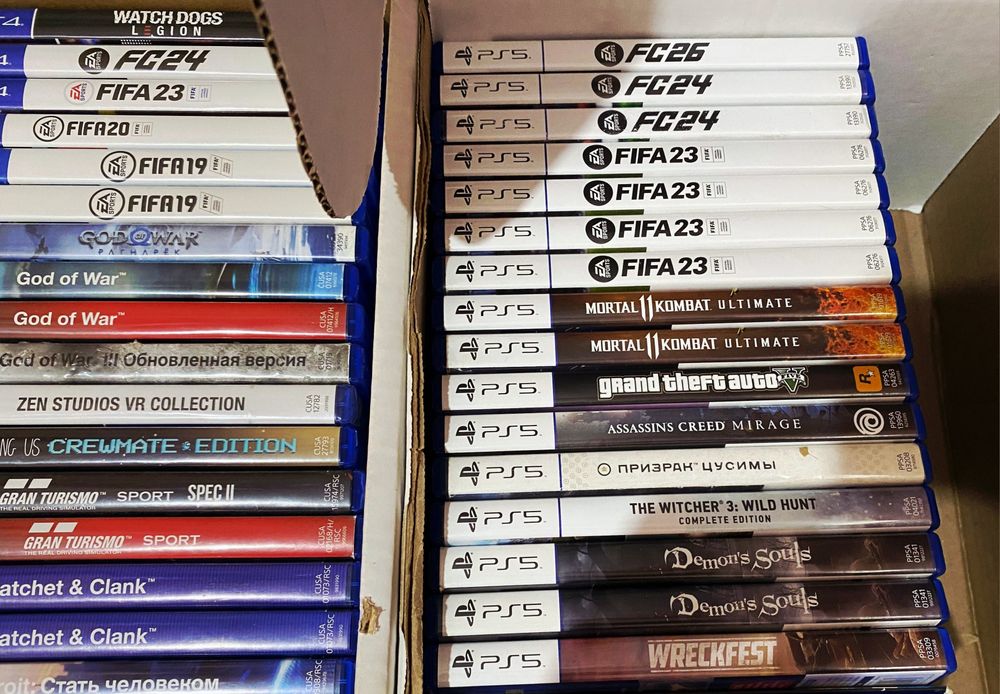 Диски на Ps4, Ps5 с лицензия!