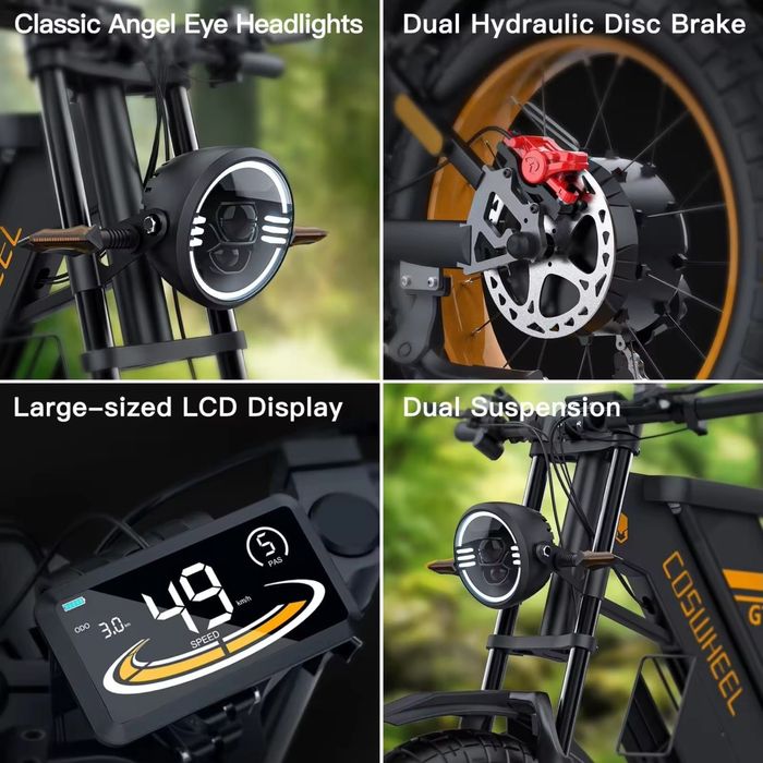 Електрически фетбайк Coswheel GT20 pro