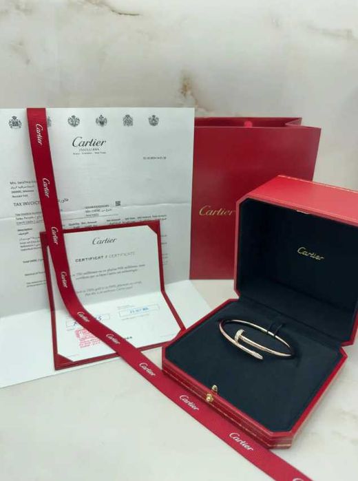 Brățară Cartier Juste Un Clou (Cui) cu cristale - nouă, în cutie