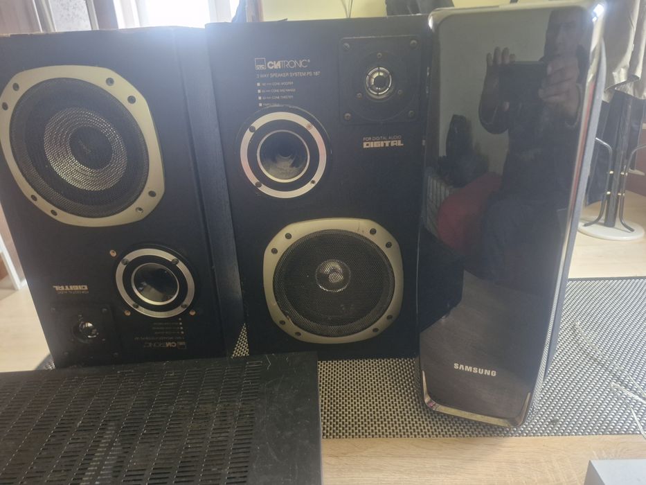 Receptor audio Sony+2 boxe + un subwoofer samsung