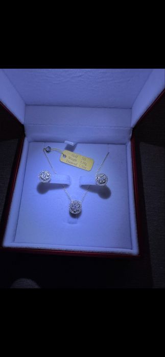 Золотой бриллиантовый набор