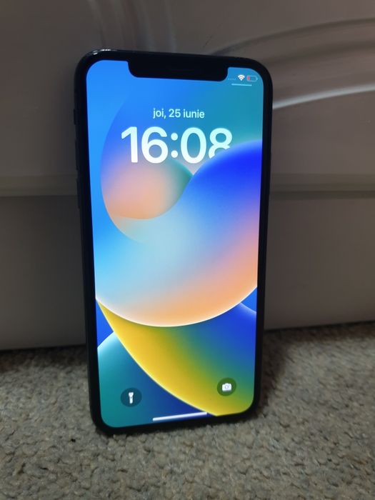Iphone x 64gb impecabil fara icloud pe el