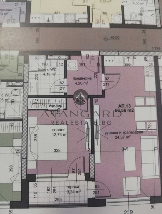 Продава се Двустаен апартамент в Пловдив, Тракия - 67 кв.м за 1309 €/кв.м - Снимка #2