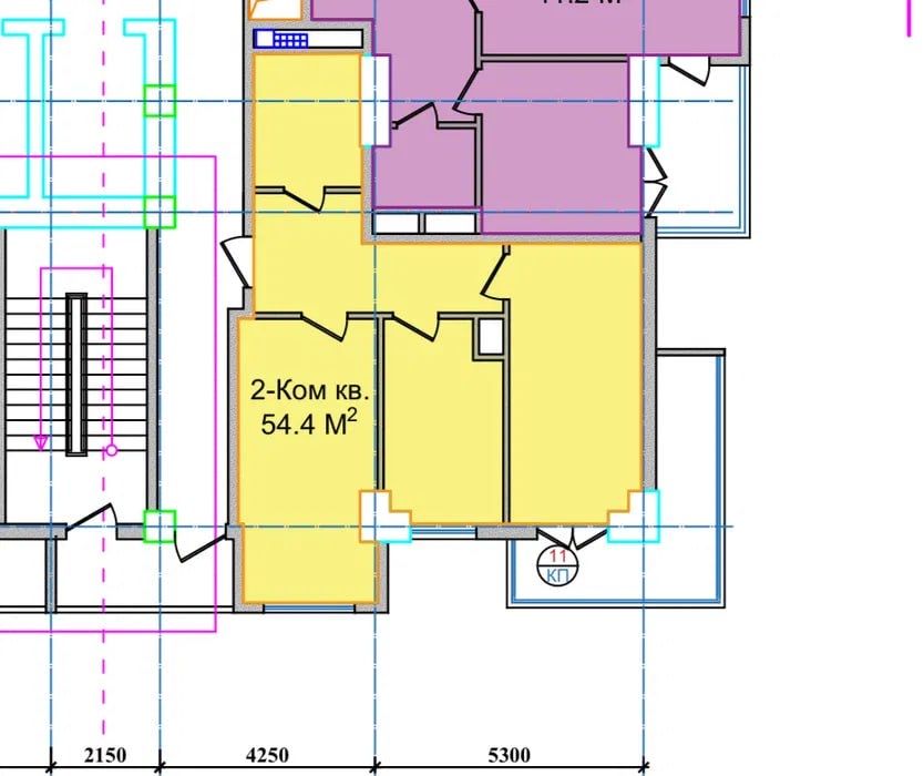 Полноценная 2-х комнатная квартира в ЖК Vegas Tower.