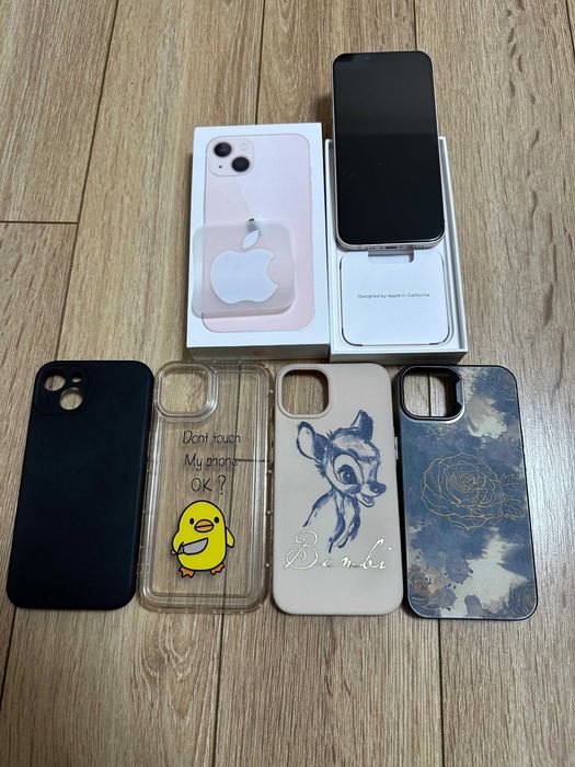 Iphone 13 Pink 128GB 100% battery Като нов.