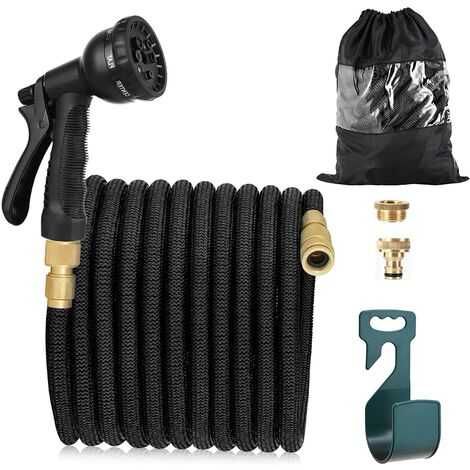 Качествен разтегателен маркуч 15 или 30 метрасъс 7 функции