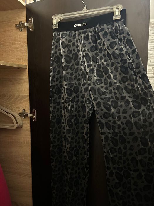 Леопардов панталон сатен