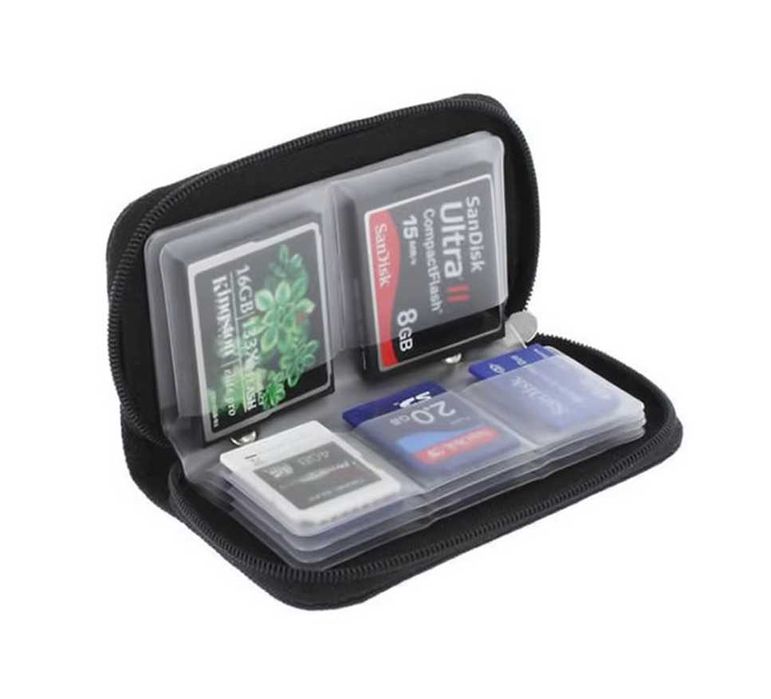 Калъф за SD карти , кейс за съхранение на карти с памет , 22 слота