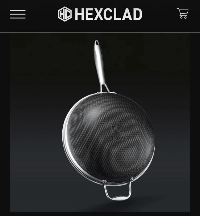 HexClad – 7 части комплект тигани с капаци