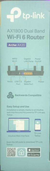 TP-Link Archer AX20 / AX1800 Wi-Fi Роутер (Router)