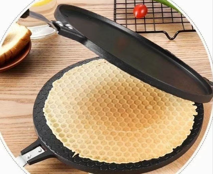 Вафельница отқа қойып пісіретін