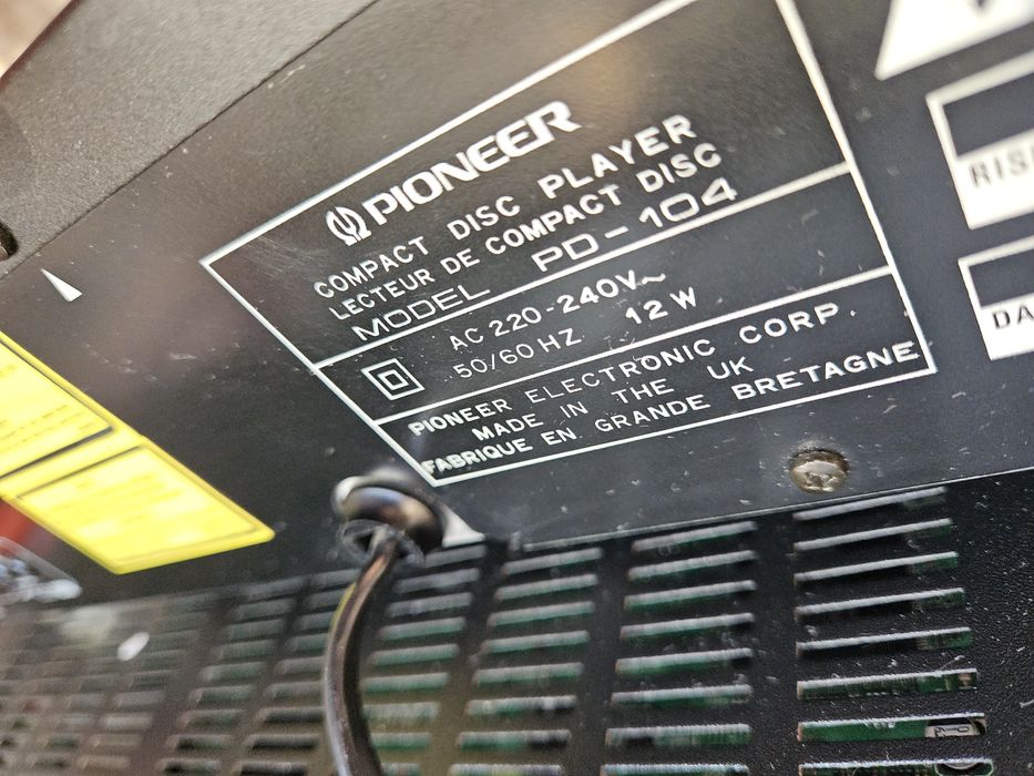 Pioneer PD-104проигрыватель sd