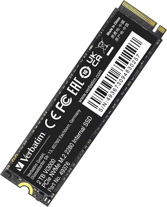 1TB и 2TB PCIe NVMe Verbatim Vi3000 - Нови с гаранция!
