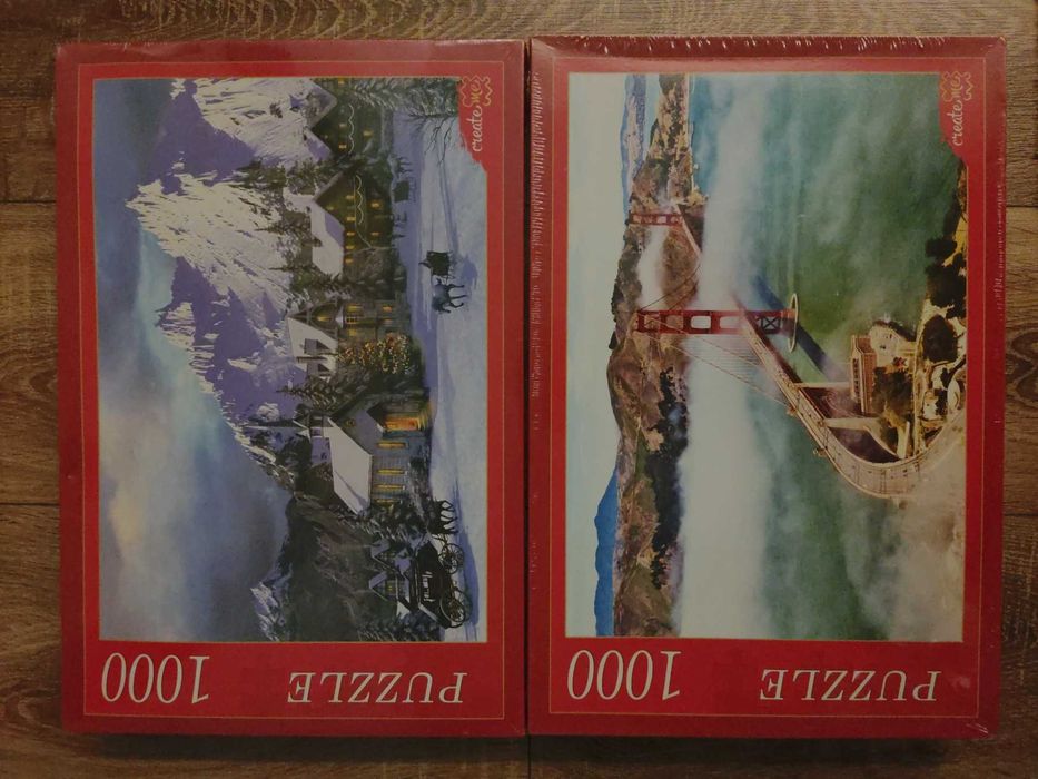 Пъзел от 1000 части – Мостът Голдън Гейт, Пирамидите, Снежни Алпи...