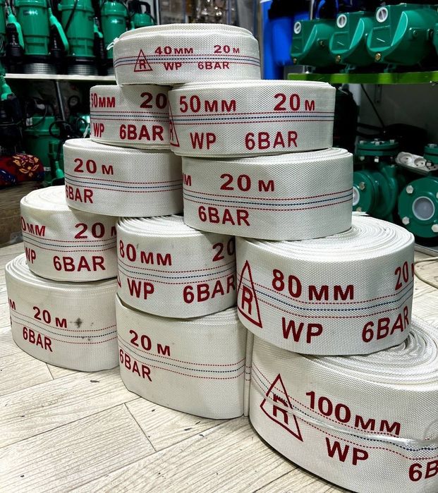 125 мм ирригационный поливочный пожарный шланг рукава оригинал 6 бар