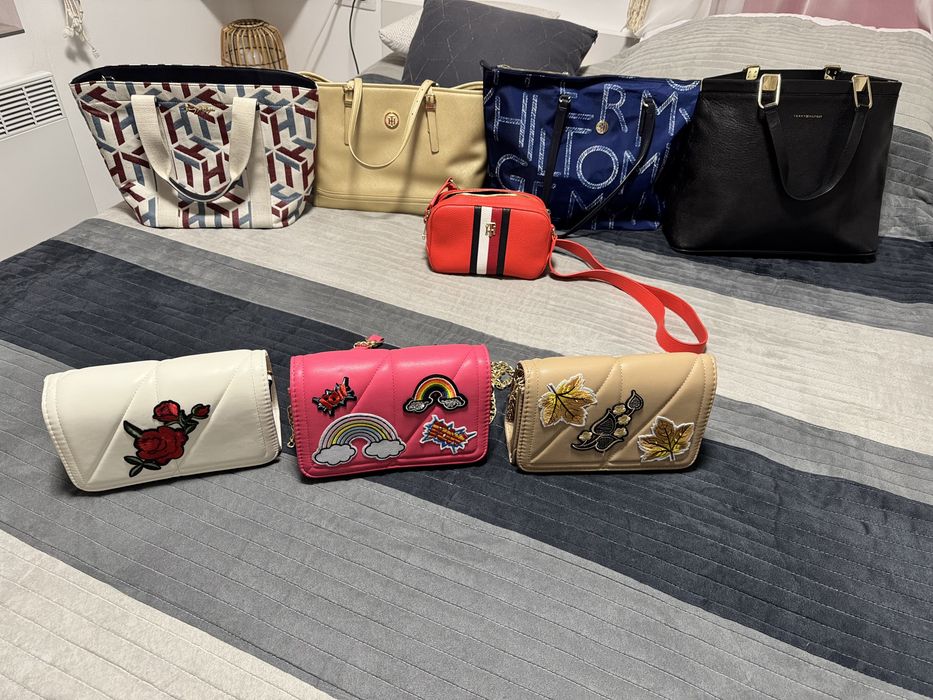 Tommy Hilfiger Hobo bags оригинални чанти, естествена кожа