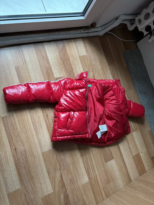 Geaca de iarna fetite 2ani, marimea 90cm united colors of benetton