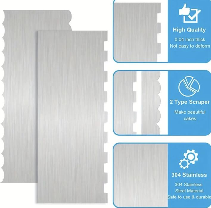 Шпатула за торта - 2 броя