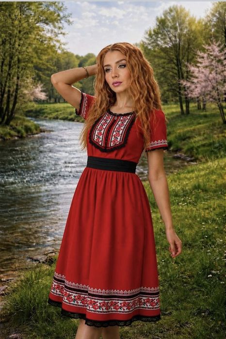 Дамски рокли с фолклорни мотиви
