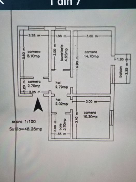 Apartament decomandat URGENT