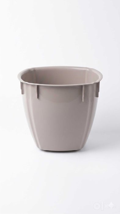 Plastik kashpo (gul tuvagi) ZUMRUD, 3D-faktura va vkladish (2-13 L)