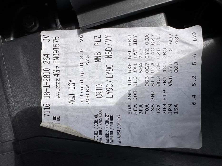 Ауди а6 ц7 олроуд 3.0тди на части / audi a6 c7 4g allroad 3.0tdi