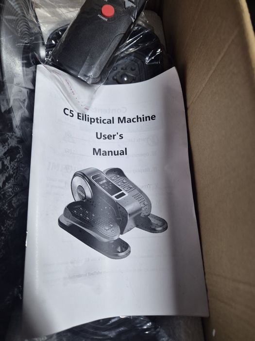 Промо!Висококачествен,Електрически  елиптичен тренажор за крака с LCD