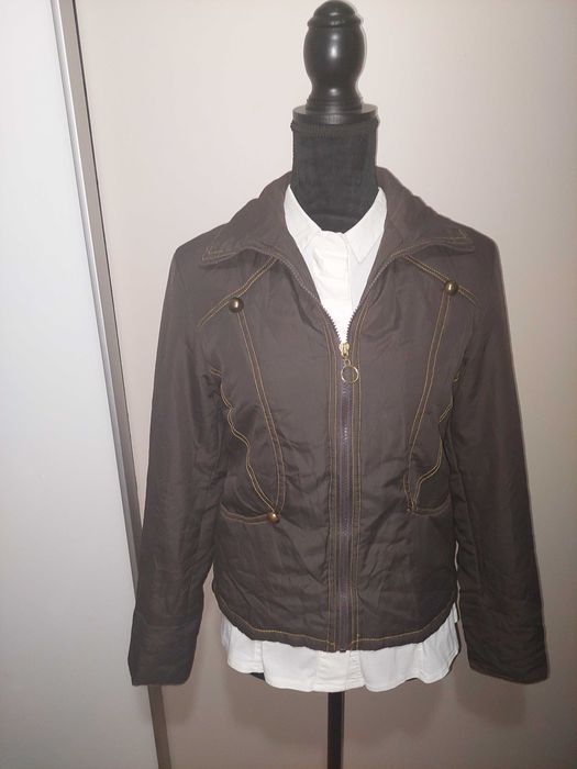 Jachetă military ușoară maro