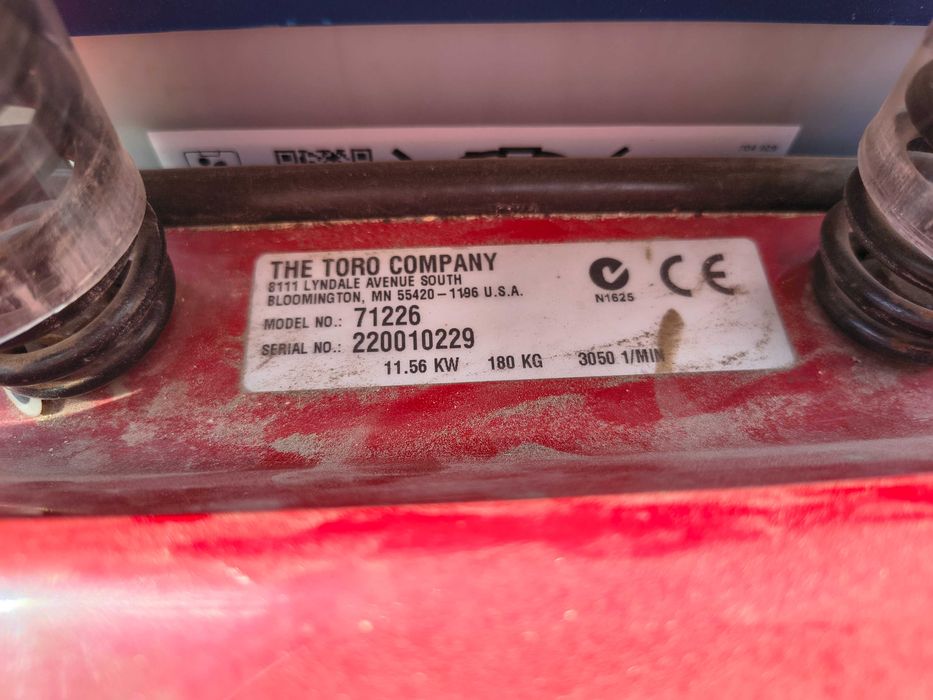 Тракторна косачка ТОРО без косилен апарат, с ремарке