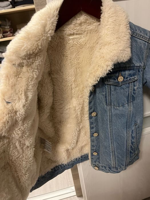 Детско дънково яке Mango