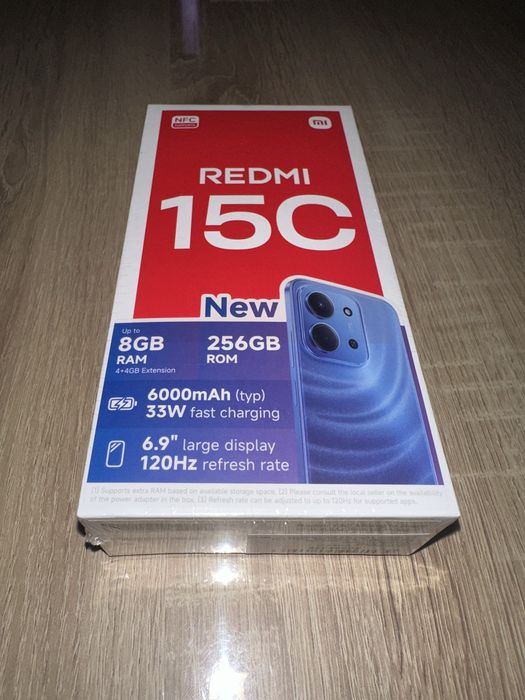 Неразопакован Redmi 15C
