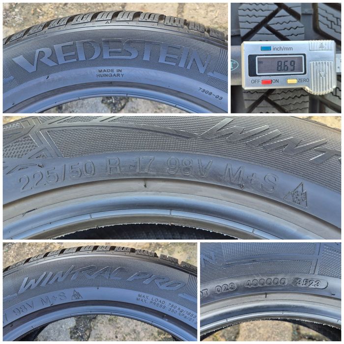 O bucată 225/50 R17 M+S iarnă - una  Pirelli Fulda Vredestein Sailun