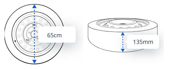НОВА резервна гума тип Патерица за Audi,Mercedes,Opel,BMW,Peugeot и др