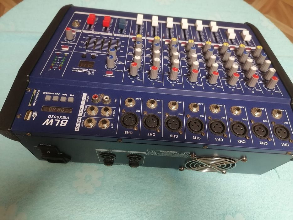 Mixer Profesional PMX802D 2x400w