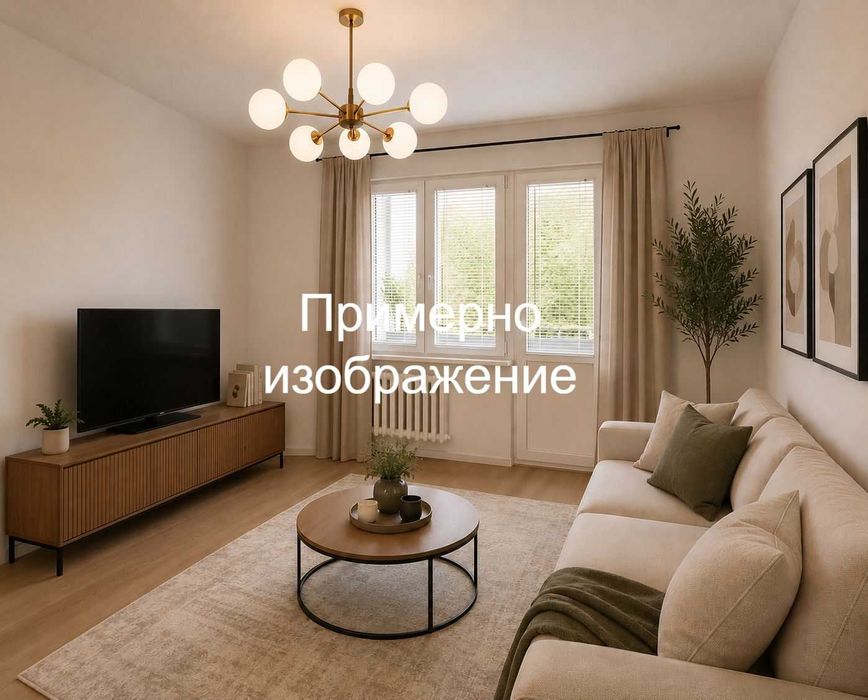 Двустаен апартамент 50,77 м2 на етаж 2, в гр. София, жк. Люлин 3