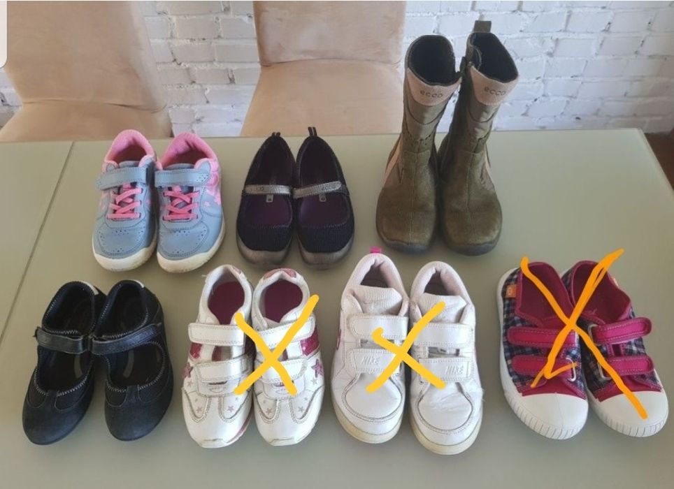 Mаркови обувки, маратонки, ботуши Ecco и  Geox 27, 28, 29, 30,31, 32