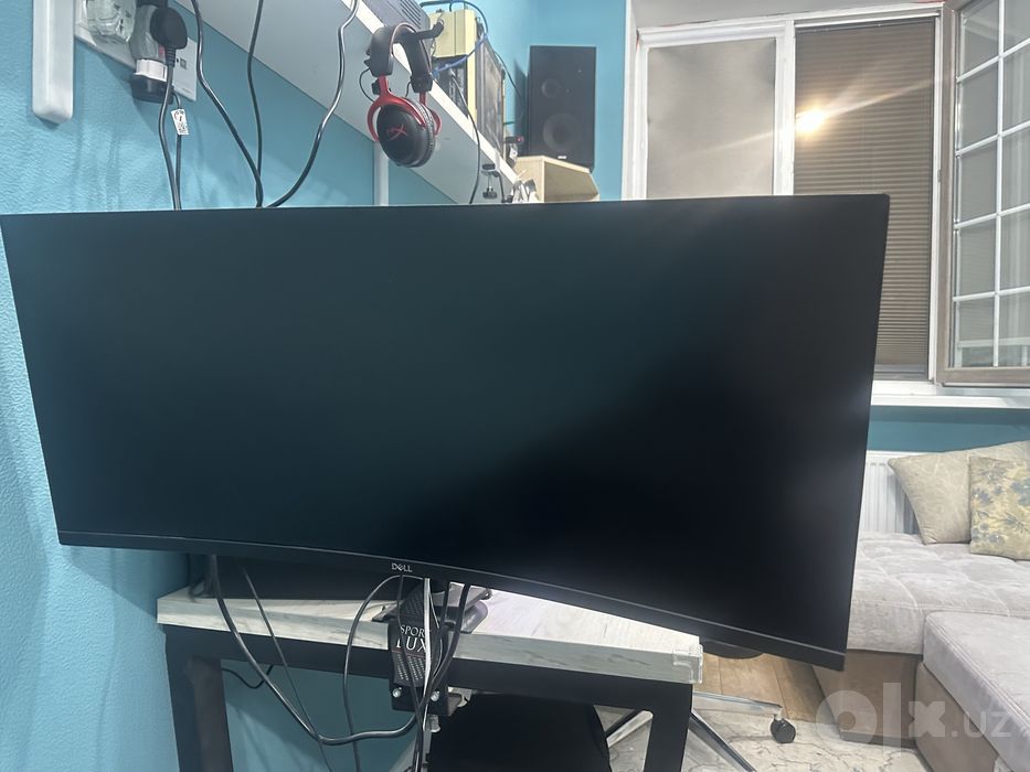 Игровой монитор Dell S3422DWG 34″ изогнутый, 144 Гц, UWQHD