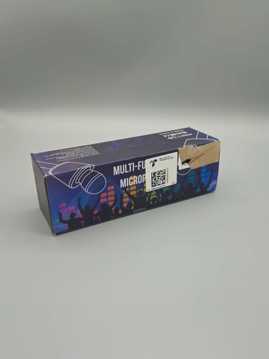 Безжичен караоке микрофон(Bluetooth)- вграден говорител и LED светлини