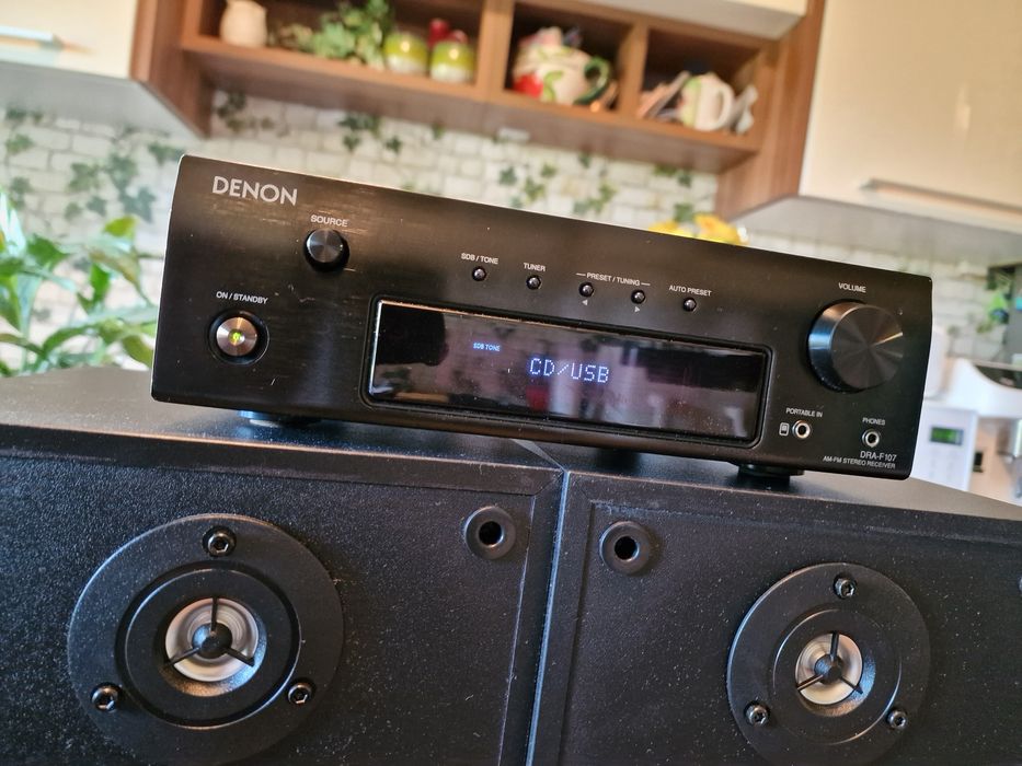 Denon DRA F107,boxe Elac a.r.e.s alpha4