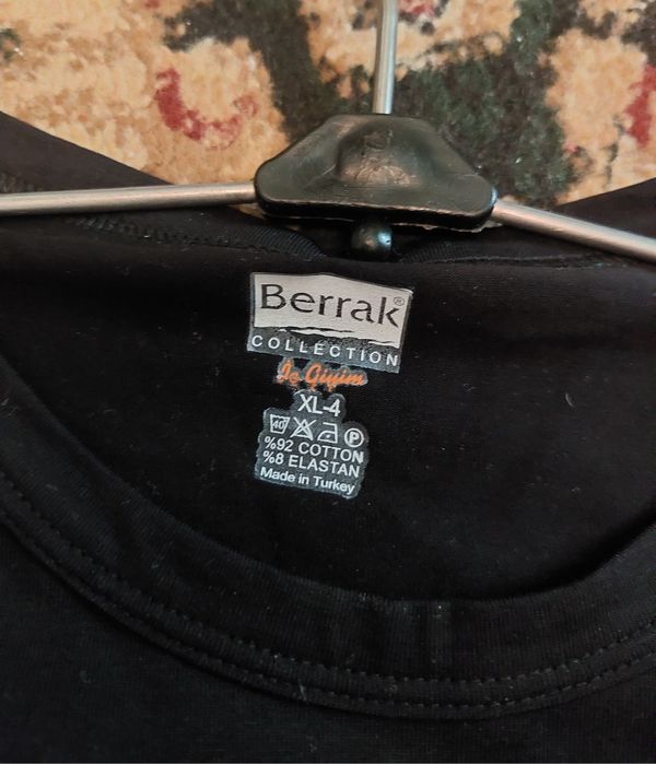 Кофта новая чёрная с длинным рукавом XL