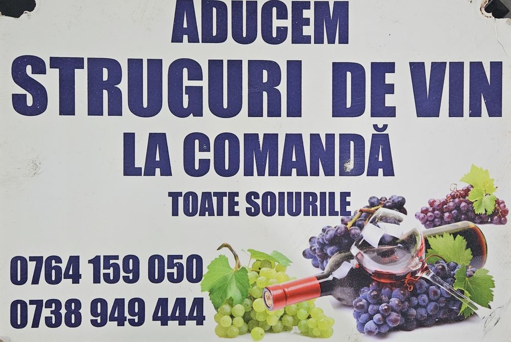 Struguri de vin la comanda