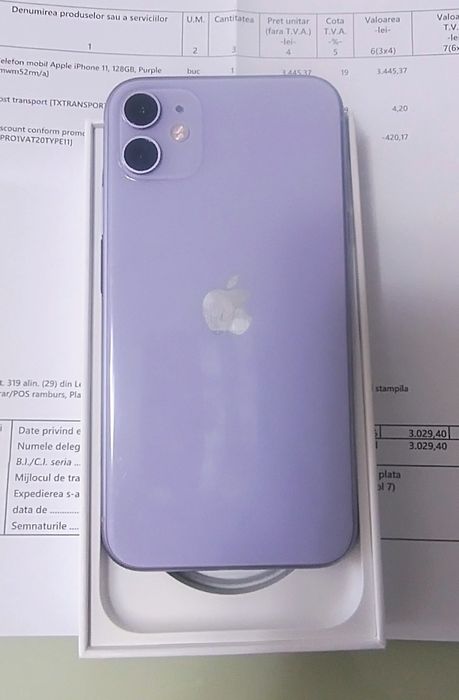 iphone 11 128gb purple second hand si noi de vanzare • Anunturi