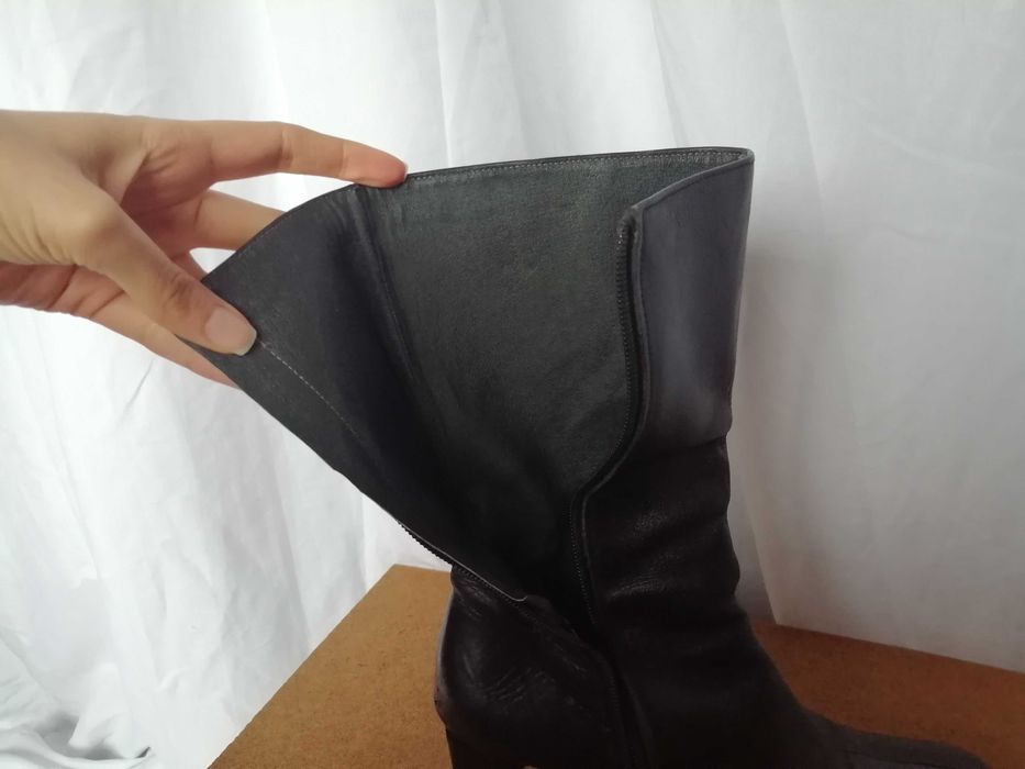 №38 дамски боти ботуши естествена кожа GIANNA