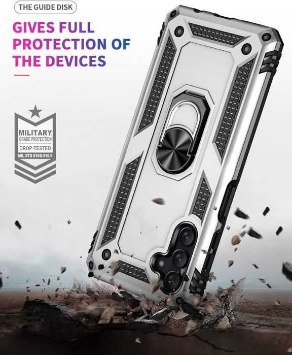 Husa hybrid ARMOR cu inel pentru Samsung Galaxy A14 4G , A34 , A54 5G