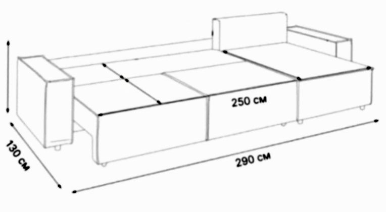Диван угловой раздвижной