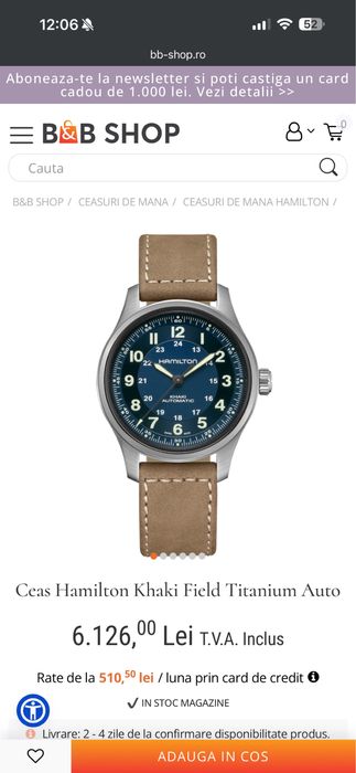 Hamilton titanium