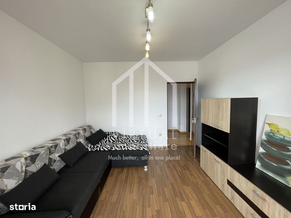 Apartament de inchiriat 3 camere, 2 bai, bucatarie inchisa- Turnisor