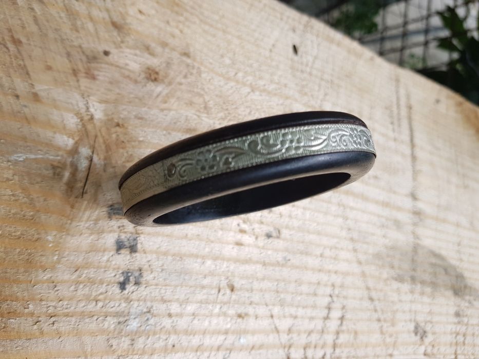 Brățară lemn și metal