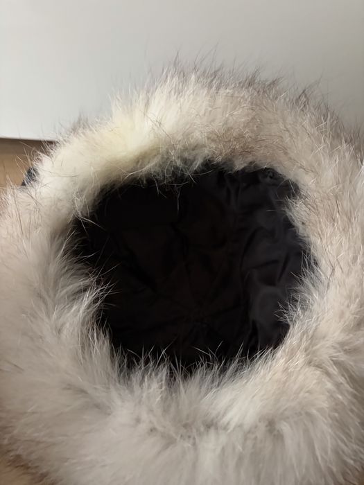 Боти естествена кожа и лисица и шапка сребърна лисица