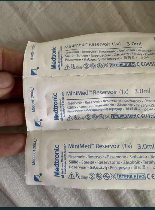 MiniMed Reservoir/ rezervoare pompa insulina 3ml  Medtronic
